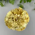 Artificial yellow carnation flower head for wedding DIY arrangement and home decoration - Carnation Flower Head (B款花头22#)