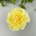 Artificial yellow carnation flower head for wedding DIY decor - Carnation Flower Head (B款花头24#)