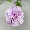 High-quality realistic purple artificial carnation flower head for wedding DIY decor - Carnation Flower Head (B款花头25#)
