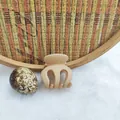 Minimalist matte nude hair claw clip elegant shark clip hair accessory for women everyday updos - Ponytail Clip Style (18) / 3.5cm Size / Khaki