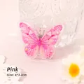 Cute pink acrylic butterfly shaped clip for stationery notes and office memo holding - Butterfly Clip-Pink / 1 Piece