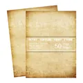 50 sheets of retro texture print paper, 8.26x11 inches, vintage scrapbooking material. - Nostalgic Texture (Y008-07) / 50 Sheets