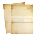 Retro texture A4 print paper pack of 50 sheets for vintage DIY scrapbooking and writing - Nostalgic Texture (Y008-14) / 50 Sheets