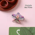 Clip in acrilico a farfalla viola per note, design uccello cartone animato, 4x3,2 cm - Clip Aquilone-Viola / 1 Pezzo