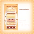 Cute cartoon caramel pudding themed index stickers, 180 sheets of writing paper - 180 Sheets/Pack / Caramel Pudding