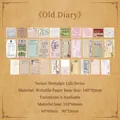 Set de papel vintage para decoración de scrapbooking y manualidades DIY - Viejos Recuerdos / 60 Tarjetas