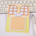 Cute cat sticky notes with window design packaging, containing 30 sheets for office - 1本装 / Leisure Style