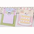 Cute cat themed sticky notes set with morning meal and baking designs - Meal + Baking Style