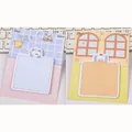 Set of cute cartoon cat sticky notes, 30 sheets each, decorative student memo pads - Bath + Leisure Style