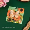 Intricate butterfly metal bookmark with sunflower backing card - Graceful Butterfly Dance / Single Pack