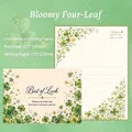 Vintage clover stationery set with envelopes and lined writing paper for gifting - Flora Clover (W105-13)