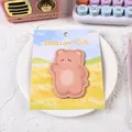 Cute bear shaped sticky notes Blossom Cub design 30 sheets for school and office use - Blossom Cub (W862) / 30 Sheets
