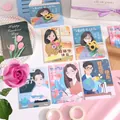 Juego de tarjetas de felicitación ilustradas para el día del maestro con sobres - Serie Tulips Vertical (H044-03) / Incluye Sobre Y Pegatina de Sellado
