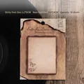 Vintage-Notizzettel mit Schmetterlingsmotiv und Brandrand, 30 Blatt Set für Scrapbooking - Schmetterlingstanz Brief / 1本装