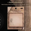 Vintage Notizzettel mit Brandrand für Journaling, Pflanzendesign und 30 Blatt Pack - Pflanzen Brief / 1本装