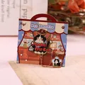 Cute Mocha the Cat metal bookmark set with cowboy hat design and gold chain - Hat Black White Cat Style / Mocha Cat