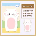 Cute Persian cat shaped sticky notes for student journaling and office office use - Persian Cat