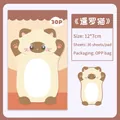 Cute Siamese cat shaped sticky notes 12x7cm 30 sheets per pack for student notes - Siamese Cat