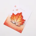 Decoratieve zelfklevende memo's in de vorm van een esdoornblad voor scrapbooking - Esdoornblad / 30 Vellen/Verpakking