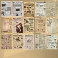 Set of 30 pieces vintage newspaper stickers for scrapbooking, DIY crafts and journals - Vintage Newspaper Style / 30 Pieces/Pack / Seeking Newspapers