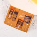 Set of 2 magnetic bookmarks featuring beautiful orange flavor sunset landscape scenes - Dusk / 2 Pcs/Set