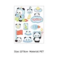 Cute cartoon panda space theme stickers for DIY journals and deco, PET material, 10x8cm - Space Panda