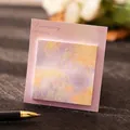 Dromerige paarse vuurwerk plaknotities voor journaling en kantoor memo's - 1本装 / Paarse Vlam Elegantie