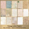 Vintage decorative stationery paper set with 15 antique designs for DIY scrapbooking - Vintage Letter Paper