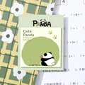Süßer grüner Panda Haftnotizblock für Schülernotizen und Büromitteilungen - Panda Blumen