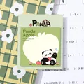 Süße grüne Panda- und Apfel-Haftnotizen für Schüler-Notizen und Büro-Organisation - Panda Apfel