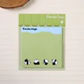 Süße grüne Panda Days Haftnotizen für Studenten-Journaling und Büro-Memos, 1 Stück - Panda Tage