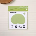 Süße Haftnotizen mit Pandamotiv für Studenten und Büro, grünes Design für Notizen - Hallo Panda