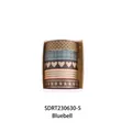 Washi tape set Bluebell editie met decoratieve patronen voor journal scrapbooking - Boshyacint