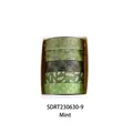 Bloemige washi-tape set in muntgroen voor scrapbooking en creatieve decoratie - Munt