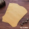 Vintage style A5 sized lined brown kraft paper letter sheets for writing and stationery - New Lined Paper Style (8 Pieces/Pack)