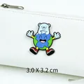 Primer plano de pin esmaltado de oso polar del Día de la Tierra, 3,0 x 3,2 cm - Acción Climática