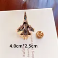 Military fighter jet enamel pin J-11 aircraft lapel pin for bags and clothes 4.0x2.5cm - Su-35 Flanker-E / 4.0x2.5cm