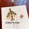 Enamel pin badge featuring camouflage J-11 fighter jet, 4.0x3.3cm metal souvenir - J-5 Fresco / 4.0x3.3cm