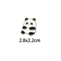 Χαριτωμένη καρφίτσα σμάλτου panda 2.8x2.2cm για διακόσμηση ρούχων και αξεσουάρ - Χαριτωμένο Πάντα 001