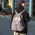 Stylischer leichter Outdoor-Rucksack in lila und grauer Farbe für Wandern und Reisen - S / Lila