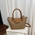 Stijlvolle vintage bruine canvas draagtas met lederen handvatten voor dagelijks gebruik - Regular Fit / Bruin