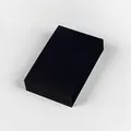 Tarjetas postales negras en blanco de cartulina para manualidades y bocetos DIY - 50 Hojas / Negro