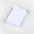 Pila de postales blancas en blanco para pintura a mano y bocetos creativos de bricolaje - 50 Hojas / Blanco