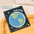 Notes autocollantes créatives planète Terre 30 feuilles pour décor de manuel - Terre / 30 Feuilles