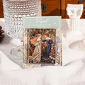 Eleganter Vintage-Kühlschrankmagnet im Mucha-Stil mit edlem Acryl-Oberflächenfinish - Waldgöttin