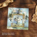 Exquisite Van Gogh White Roses metal bookmark with decorative backing card for book lovers - White Roses (W916)