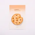 Cute chocolate chip cookie food shaped sticky notes memo pads for school and office - Cookie / 30 Sheets