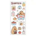 Adorable cartoon capybara PET stickers for DIY scrapbooking and creative decoration - Capybara Shopping