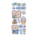 Cute cartoon bear and sweets PET stickers for DIY scrapbooking and journal decoration - Photography Bear