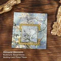 Artistic Van Gogh style Almond Blossom metal bookmark with its matching backing card - Almond Blossom (W916)